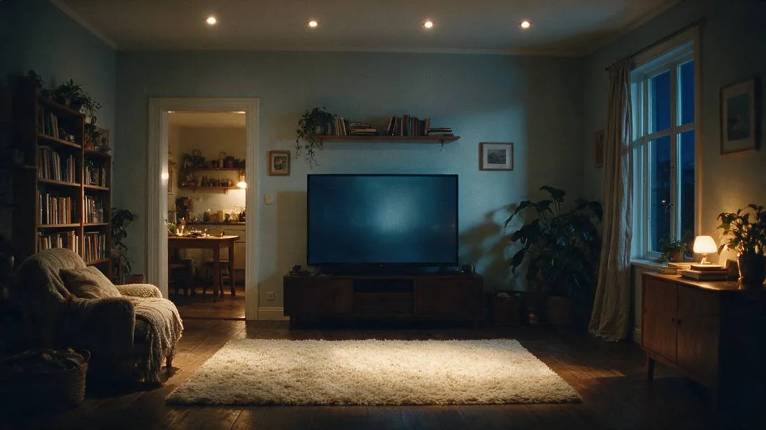 After: the living room